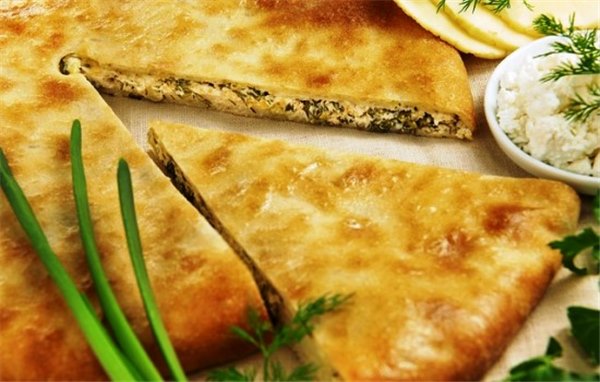 Осетинские пироги с сыром и зеленью – тот необычный вкус