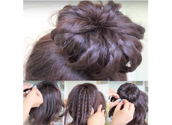 Прически с валиком для волос (фото) – «объёмные» метаморфозы. Какие варианты причёсок с валиками для волос создать самостоятельно