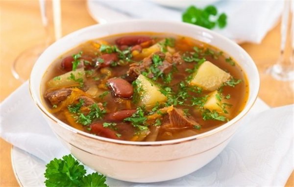 Суп с фасолью и мясом: как правильно приготовить вкусный фасолевый суп