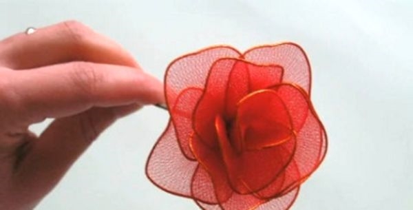 Цветы из лент своими руками - текстильная флористика