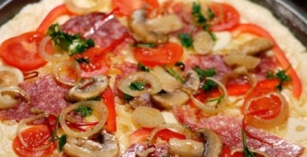 Стандартная пицца с шампиньонами: рецепт домашний