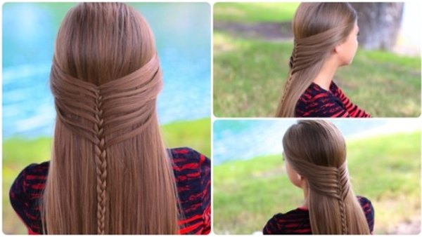 Детские прически на длинные волосы – фото. Научитесь быстро делать детские прически на длинные волосы фото с инструкциями.