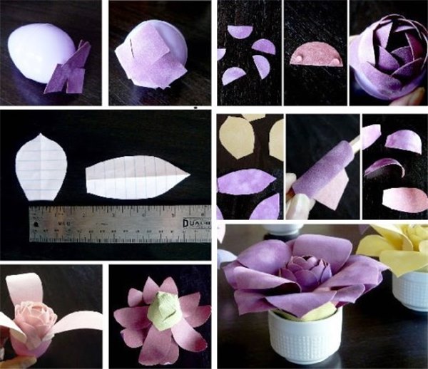 Искусственные цветы своими руками: мастер-класс с фото. Волшебство бумажной полоски – варианты искусственных цветов
