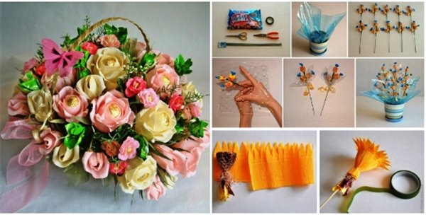 Искусственные цветы своими руками: мастер-класс с фото. Волшебство бумажной полоски – варианты искусственных цветов