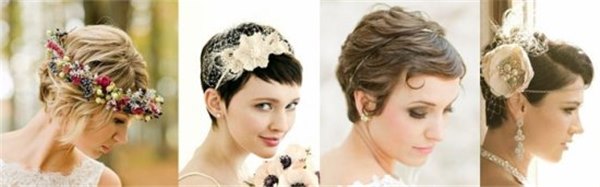 Свадебные прически на короткие волосы - просто, стильно, красиво. Современные тренды свадебных укладок на короткие волосы (фото)