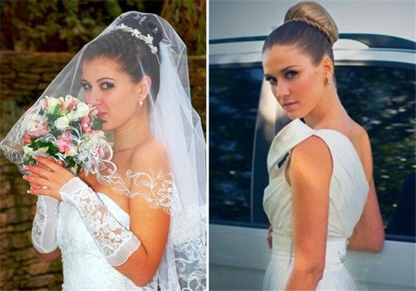 Свадебные прически с фатой на средние волосы (фото). Виды свадебных причесок с фатой на средние волосы в зависимости от стиля платья