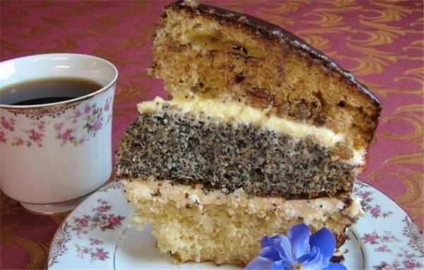Трехслойный торт «Сказка» с маком, изюмом и орехами – невероятное сочетание вкуса и пользы. Лучшие варианты торта «Сказка» трехслойного